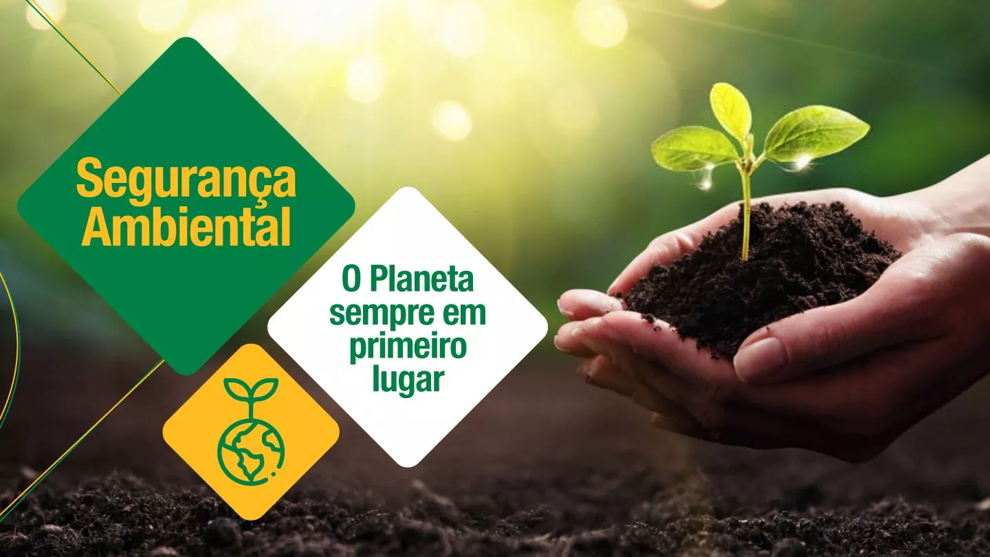 Imagem em destaque do post SEGURANÇA AMBIENTAL - O PLANETA SEMPRE EM PRIMEIRO LUGAR
